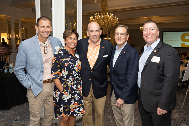 Eric Meister, Stephanie Meister '88, Rob Stronach, John Wildhack '80, Doug Smith '98